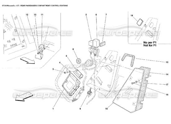 a part diagram from the Ferrari 575 parts catalogue