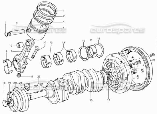 a part diagram from the Ferrari 206 parts catalogue