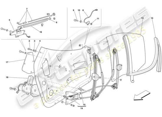 a part diagram from the Maserati MC12 parts catalogue