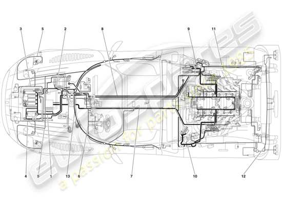 a part diagram from the Maserati MC12 parts catalogue