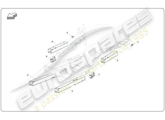 a part diagram from the Lamborghini Super Trofeo (2009-2014) parts catalogue