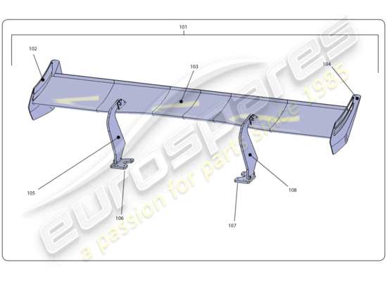 a part diagram from the Lamborghini Super Trofeo (2009-2014) parts catalogue