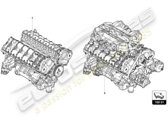 a part diagram from the Lamborghini Aventador LP720-4 parts catalogue