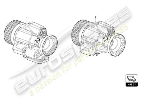 a part diagram from the Lamborghini Aventador LP720-4 parts catalogue