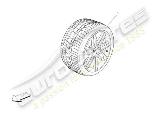 a part diagram from the Maserati GranTurismo parts catalogue