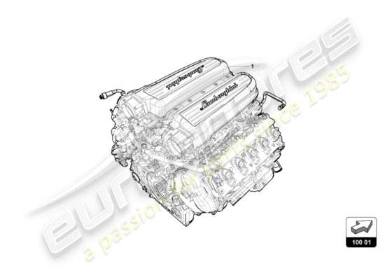 a part diagram from the Lamborghini Huracan LP610 parts catalogue