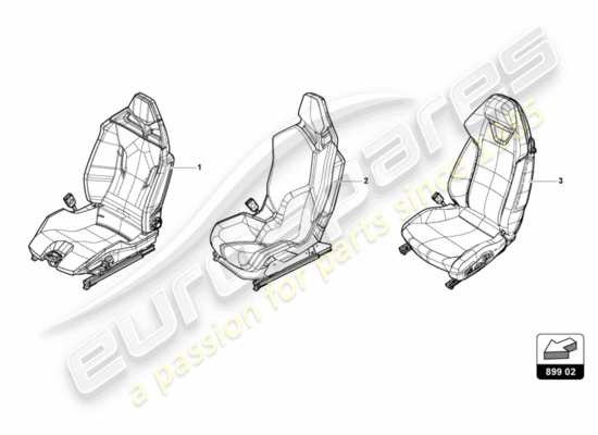 a part diagram from the Lamborghini Huracan LP580 parts catalogue