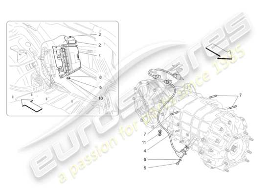 a part diagram from the Maserati GranTurismo parts catalogue