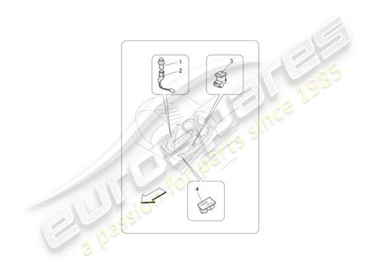 a part diagram from the Maserati GranTurismo parts catalogue