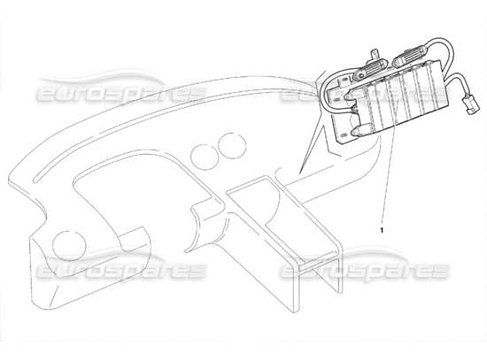 a part diagram from the Lamborghini Diablo parts catalogue