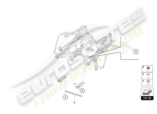 a part diagram from the Lamborghini Centenario parts catalogue