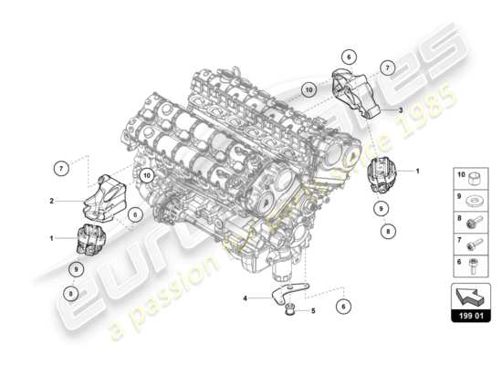 a part diagram from the Lamborghini LP700-4 Coupe (2012) parts catalogue