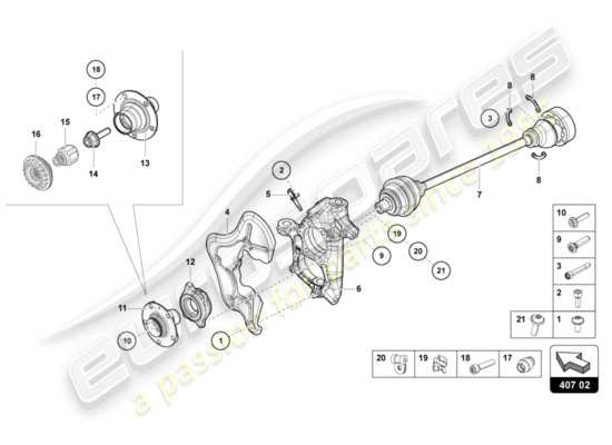 a part diagram from the Lamborghini LP700-4 Coupe (2012) parts catalogue