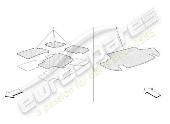 a part diagram from the Maserati Granturismo Sport parts catalogue