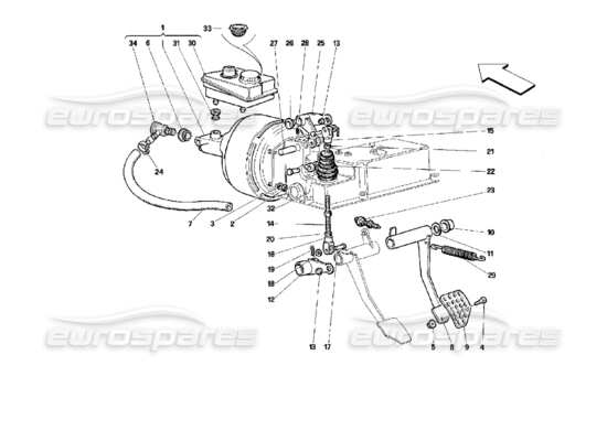 a part diagram from the Ferrari 512 parts catalogue