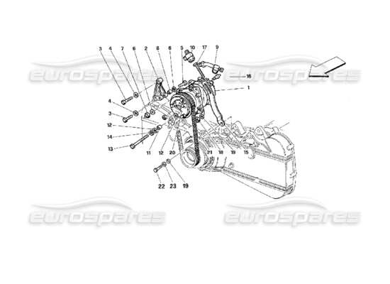 a part diagram from the Ferrari 512 parts catalogue