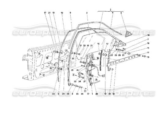 a part diagram from the Ferrari 512 parts catalogue