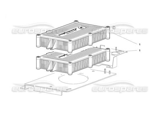 a part diagram from the Lamborghini Diablo parts catalogue