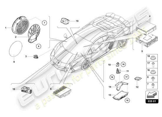 a part diagram from the Lamborghini LP700-4 COUPE (2013) parts catalogue