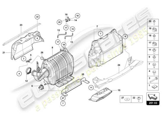 a part diagram from the Lamborghini LP700-4 COUPE (2013) parts catalogue