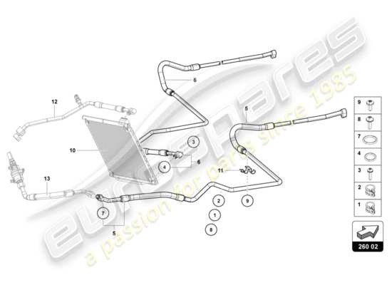 a part diagram from the Lamborghini LP700-4 COUPE (2013) parts catalogue