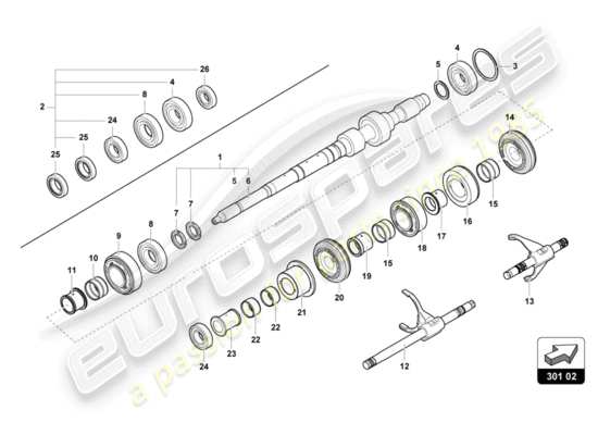 a part diagram from the Lamborghini LP700-4 COUPE (2014) parts catalogue