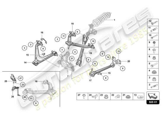 a part diagram from the Lamborghini LP700-4 COUPE (2014) parts catalogue