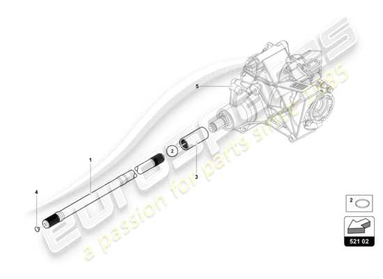 a part diagram from the Lamborghini Aventador LP700-4 parts catalogue