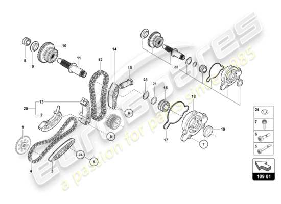 a part diagram from the Lamborghini LP700-4 COUPE (2015) parts catalogue