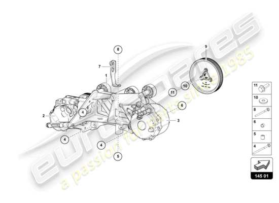 a part diagram from the Lamborghini LP700-4 COUPE (2015) parts catalogue