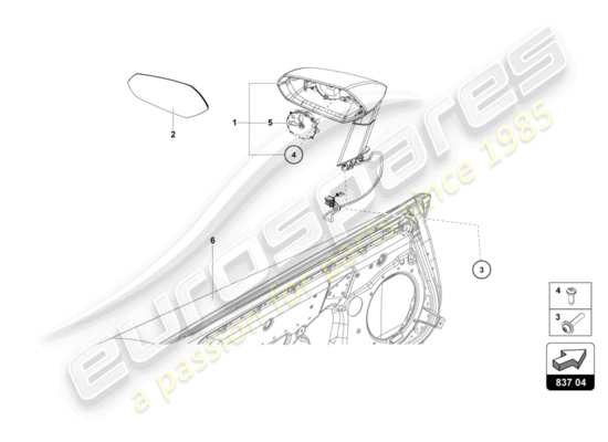 a part diagram from the Lamborghini LP700-4 COUPE (2015) parts catalogue