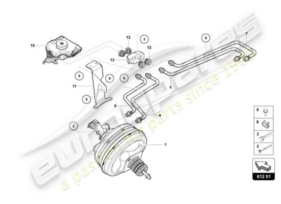 a part diagram from the Lamborghini LP700-4 COUPE (2016) parts catalogue