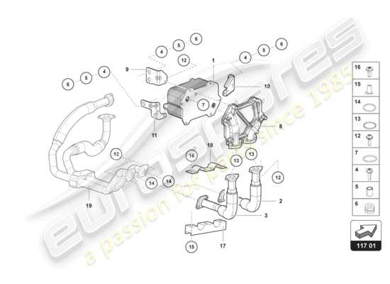 a part diagram from the Lamborghini LP700-4 ROADSTER (2014) parts catalogue