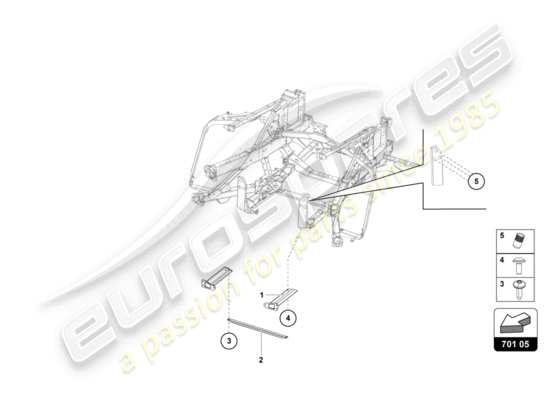 a part diagram from the Lamborghini Aventador LP700-4 parts catalogue