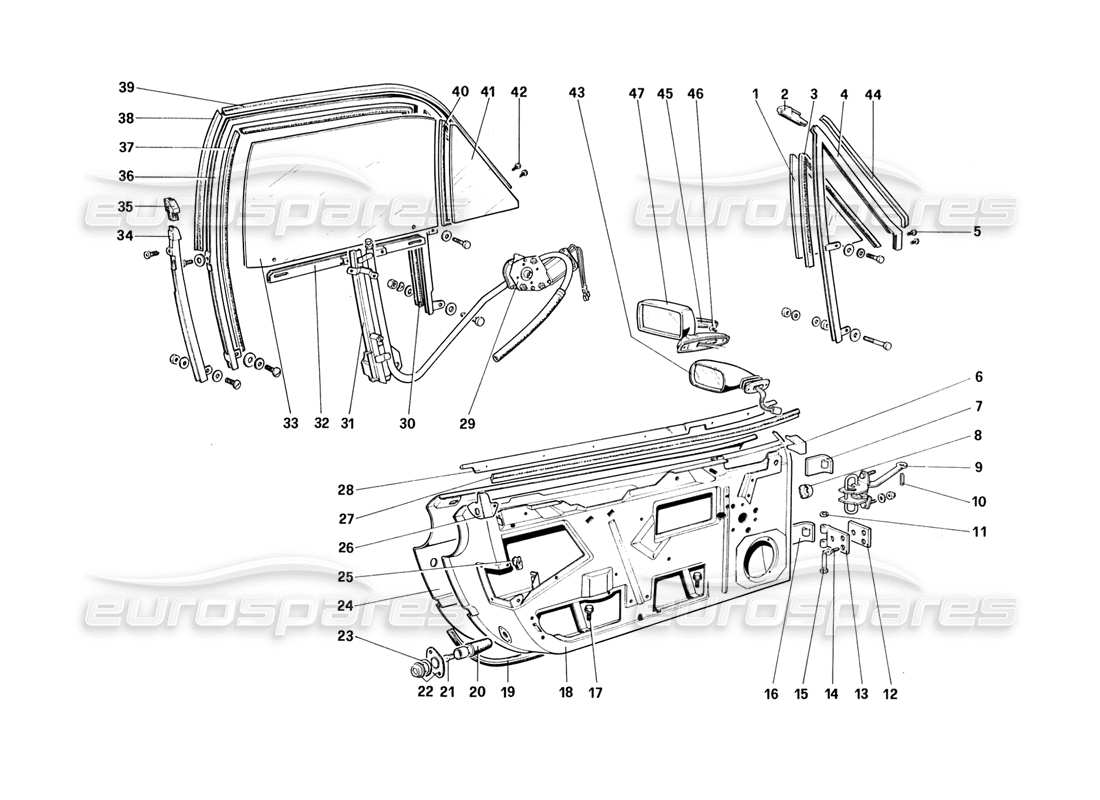 Part diagram containing part number 61861700