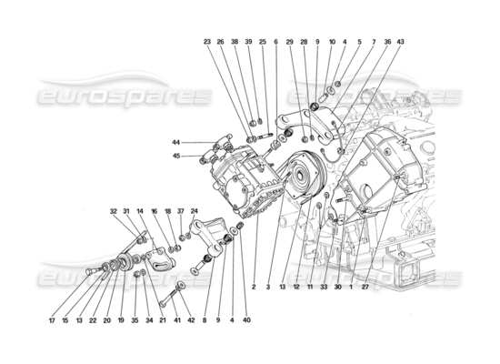 a part diagram from the Ferrari 328 parts catalogue