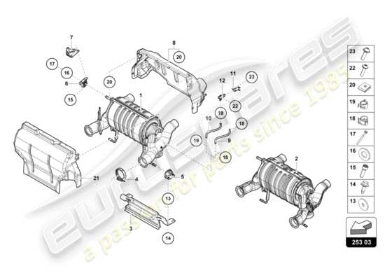 a part diagram from the Lamborghini Aventador LP770-4 SVJ parts catalogue