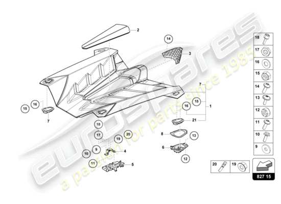 a part diagram from the Lamborghini Aventador LP770-4 SVJ parts catalogue