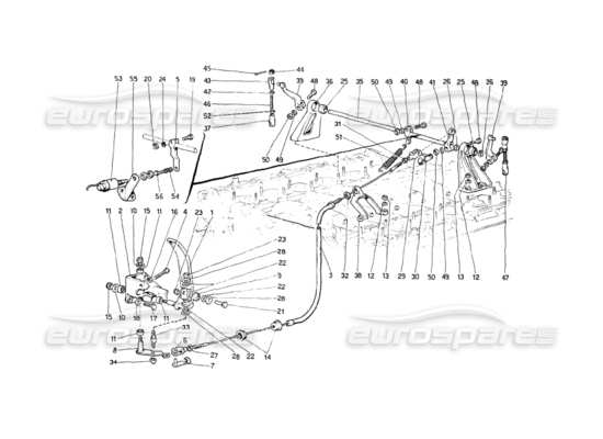 a part diagram from the Ferrari 512 parts catalogue