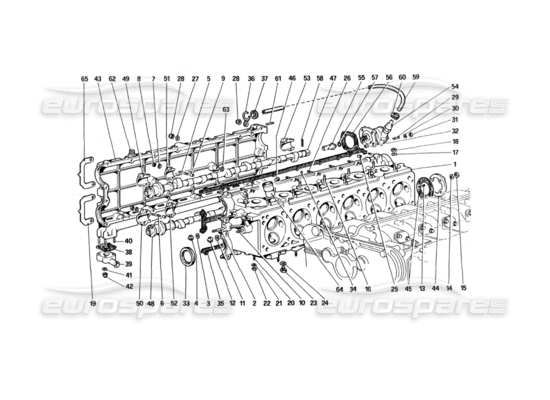 a part diagram from the Ferrari 512 parts catalogue