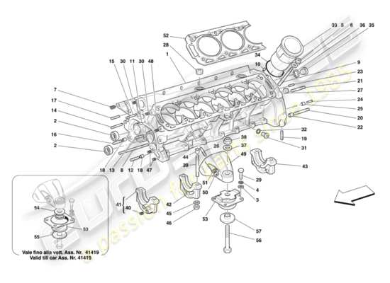 a part diagram from the ferrari 456 parts catalogue