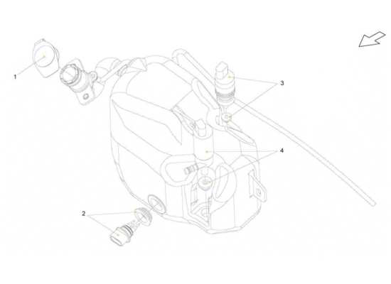 a part diagram from the lamborghini gallardo sts ii sc parts catalogue