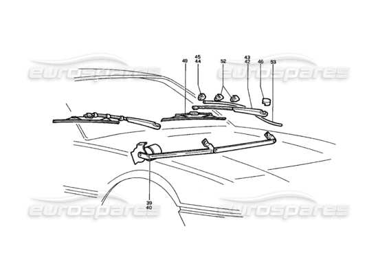 a part diagram from the ferrari 412 parts catalogue