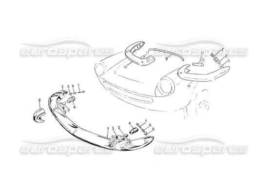 a part diagram from the ferrari 275 parts catalogue