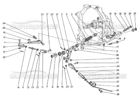 a part diagram from the ferrari 308 parts catalogue