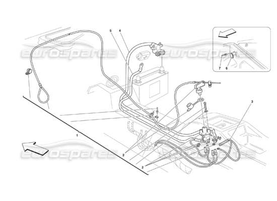 a part diagram from the ferrari 360 parts catalogue