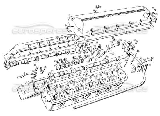 a part diagram from the ferrari 250 parts catalogue