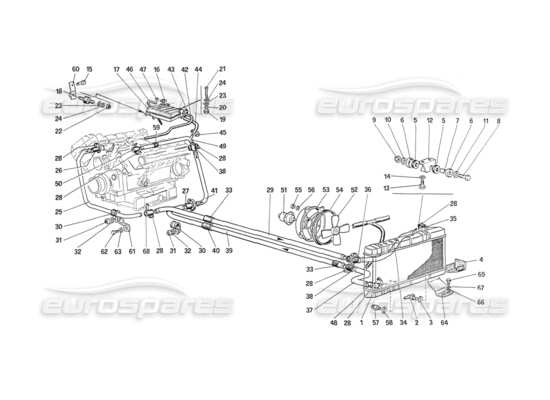 a part diagram from the ferrari 208 parts catalogue