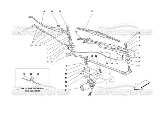 a part diagram from the ferrari 355 parts catalogue