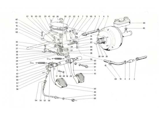 a part diagram from the ferrari 208 parts catalogue